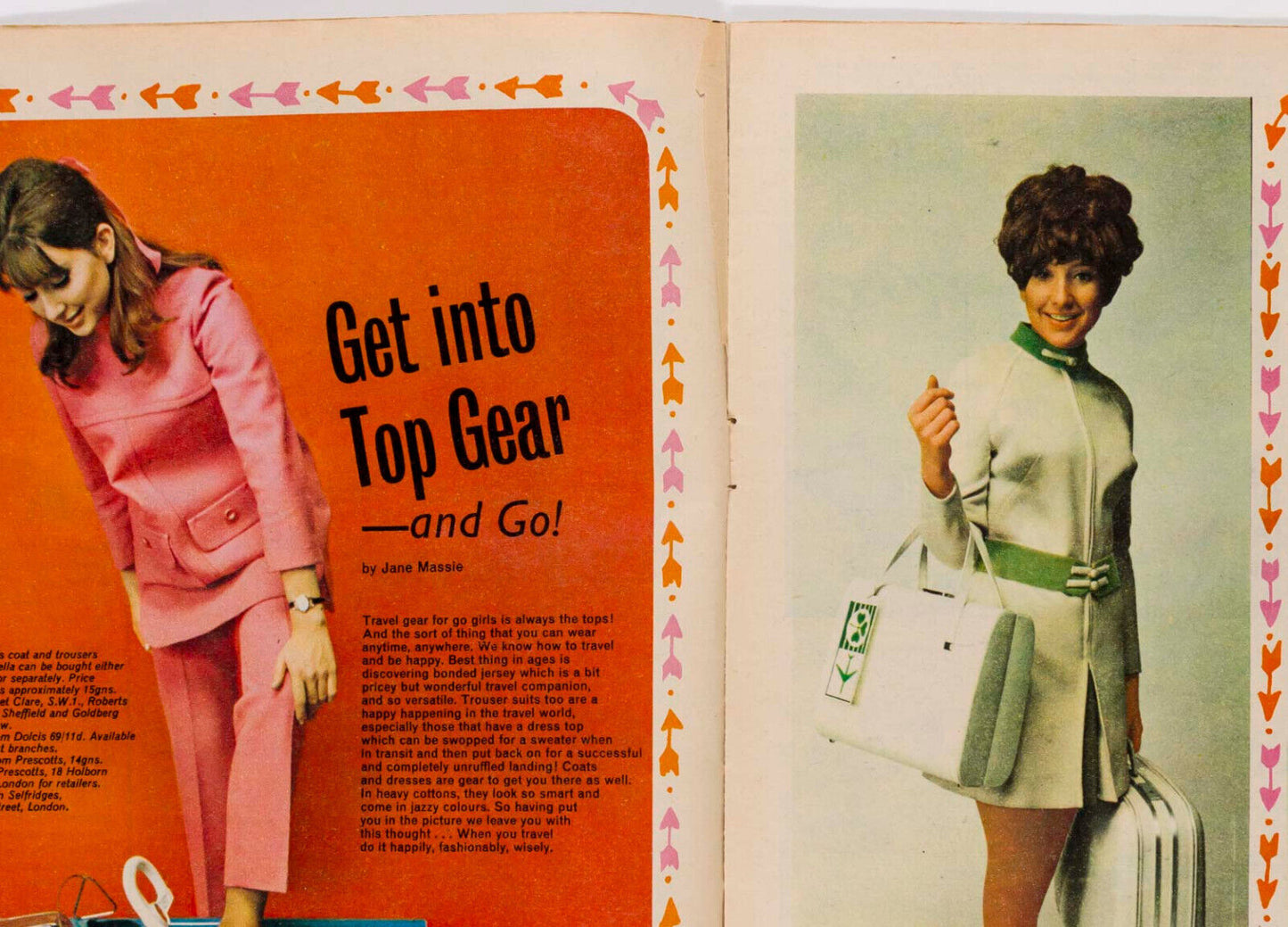 BOB DYLAN Donovan YOGA Mia Farrow GO GIRL 60s music magazine MOD London fashion