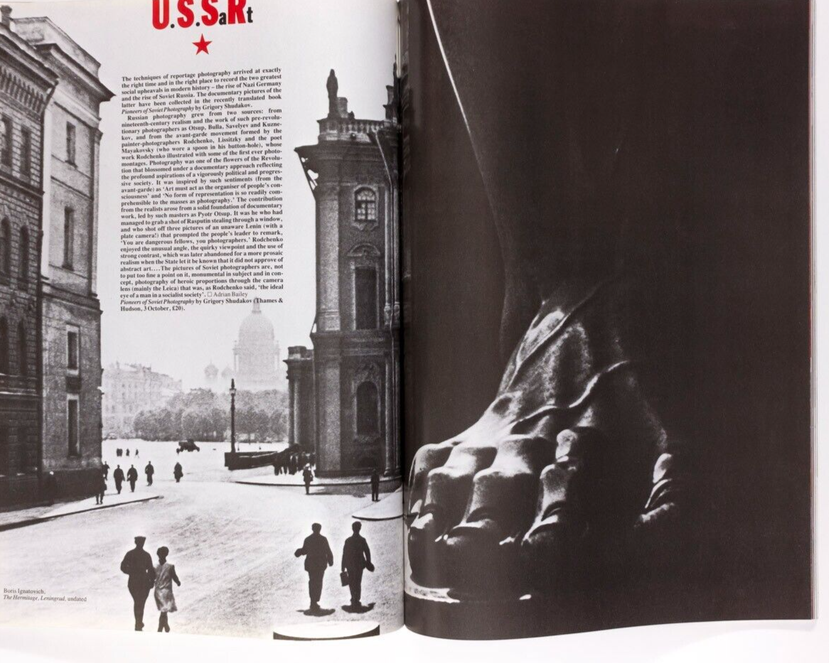 Rodchenko USSR John Piper JOANNA PACULA Terence Donovan CLIVE ARROWSMITH Tatler