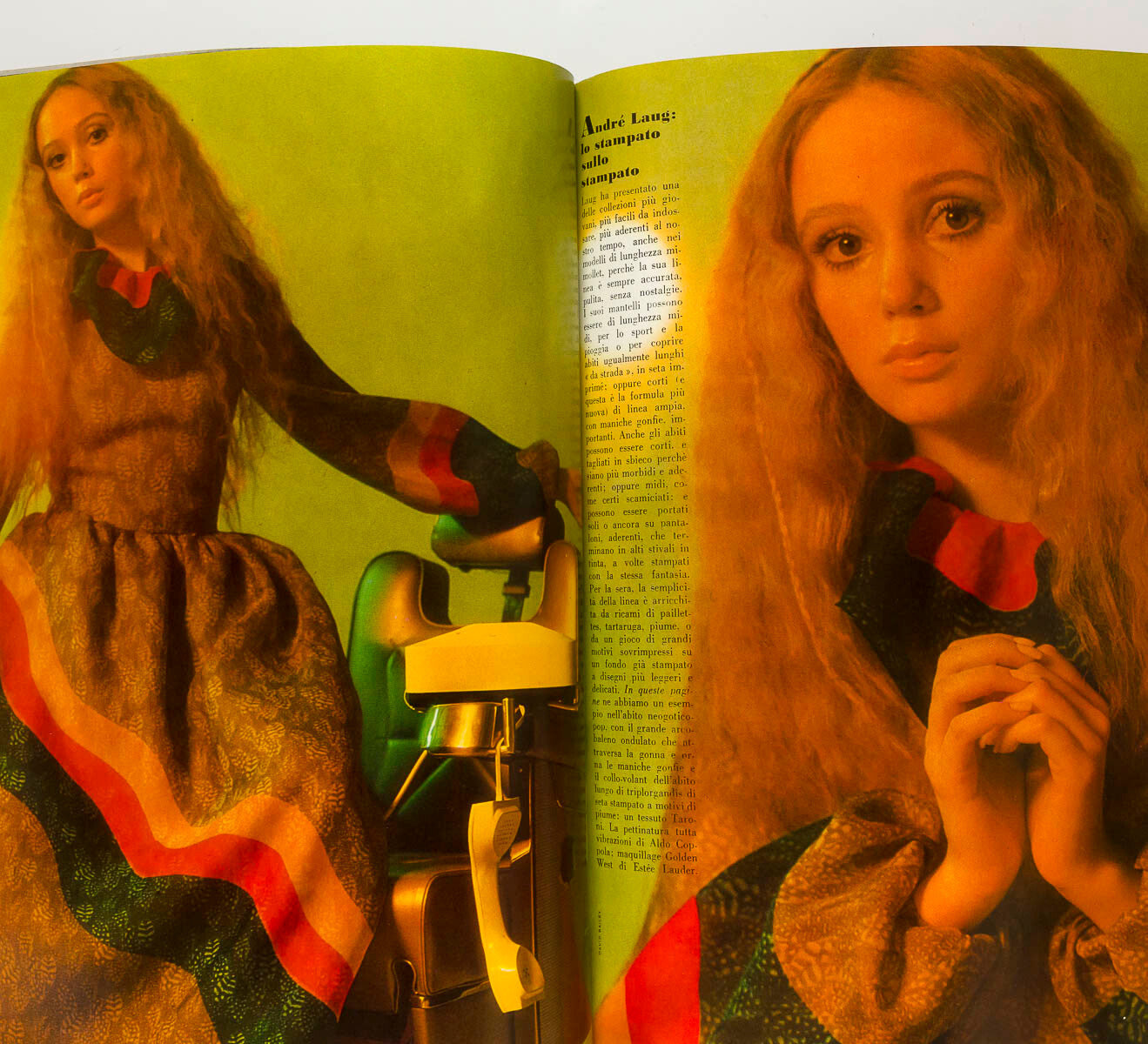 Moyra Swan DAVID BAILEY Barry Lategan COLLECTIONS Summer VOGUE ITALIA March 1970