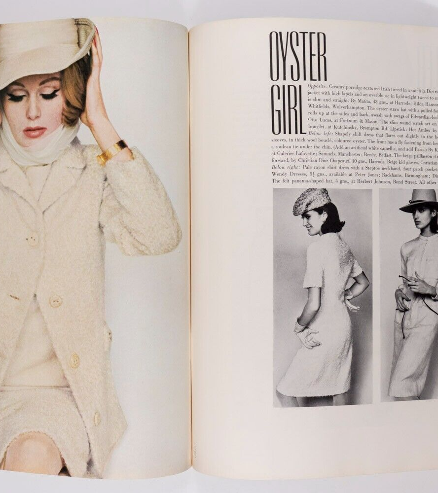 JEAN SHRIMPTON John Lennon APRIL ASHLEY Vogue March 1964 Biba CHANEL vtg MOD UK