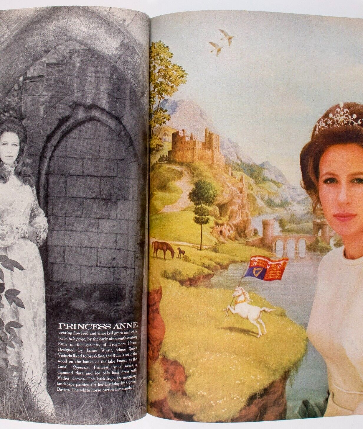 Princess Anne PATTIE BOYD Antonio Lopez VOGUE Sep 1971 Lee Radziwill CAT STEVENS