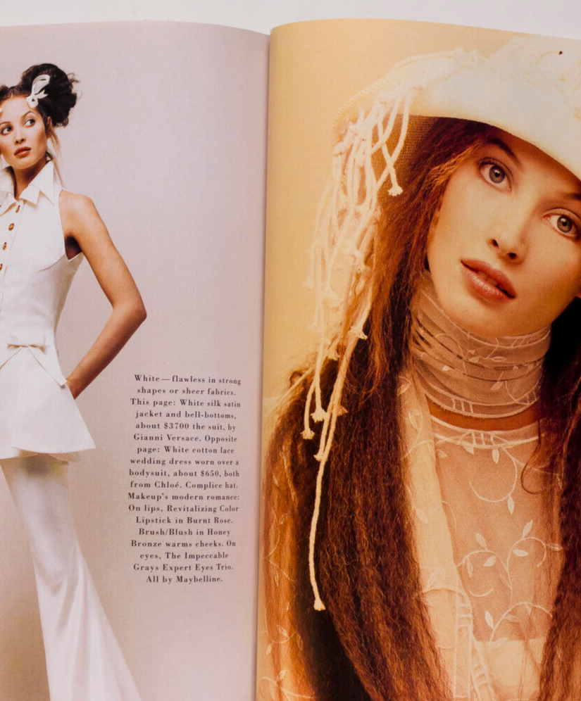 Kate Moss MARC JACOBS Edward Furlong HARPERS BAZAAR Christy PETER LINDBERGH Karl