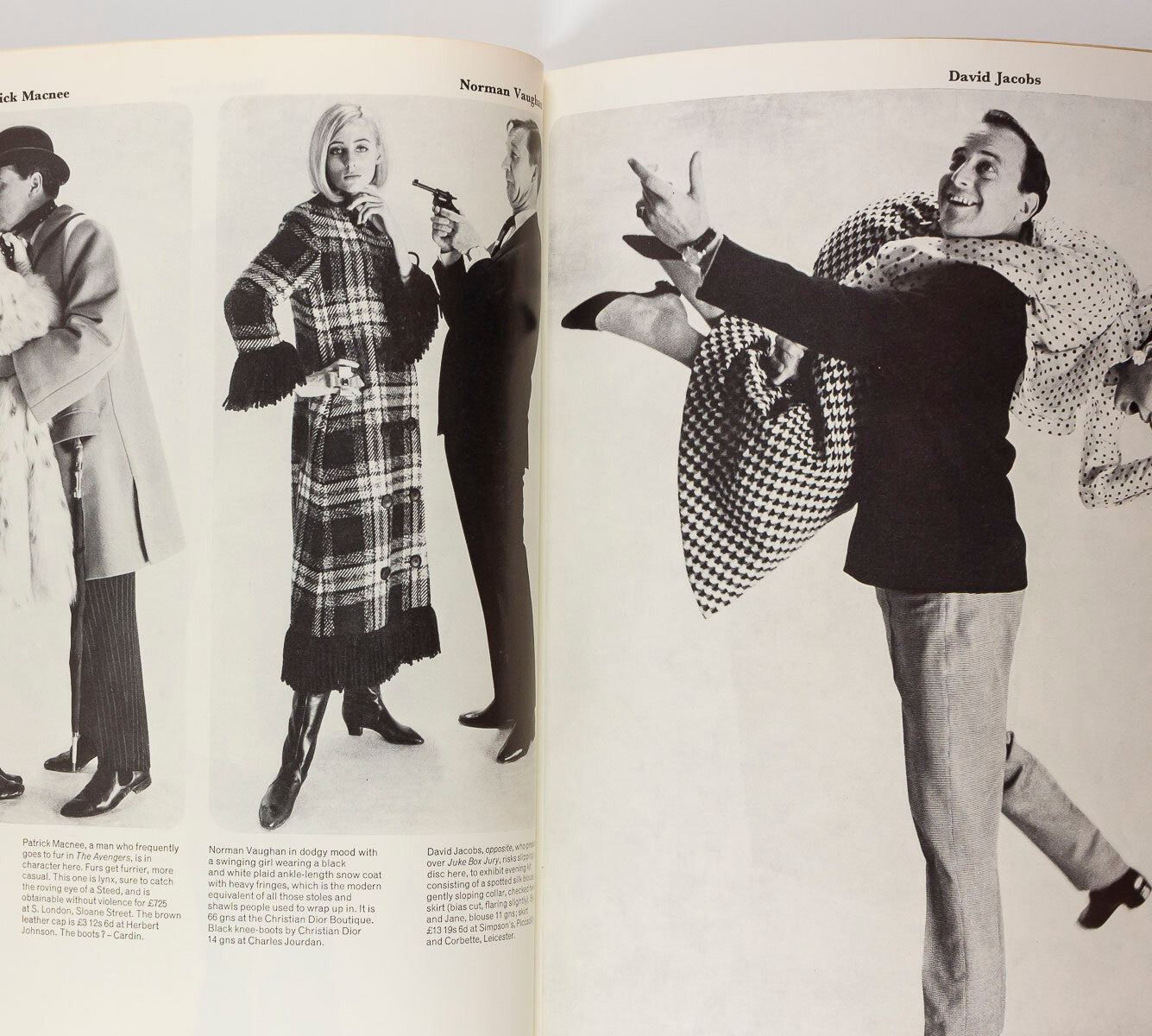 BEATLES Patrick MacNee JILL KENNINGTON Saul Leiter Queen magazine CHRISTMAS 1963