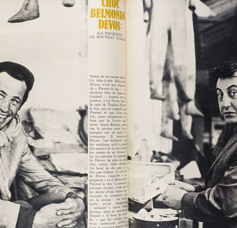 PATTIE BOYD Chloe SACHA VAN DORSSEN vtg JEAN PAUL BELMONDO French Elle magazine
