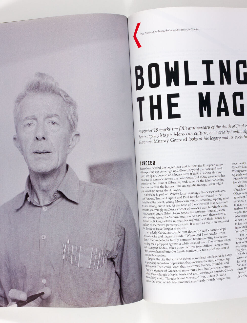 HENDRIX John Baldesarri HEDI SLIMANE Tilda Swinton PAUL BOWLES Zembla magazine 6