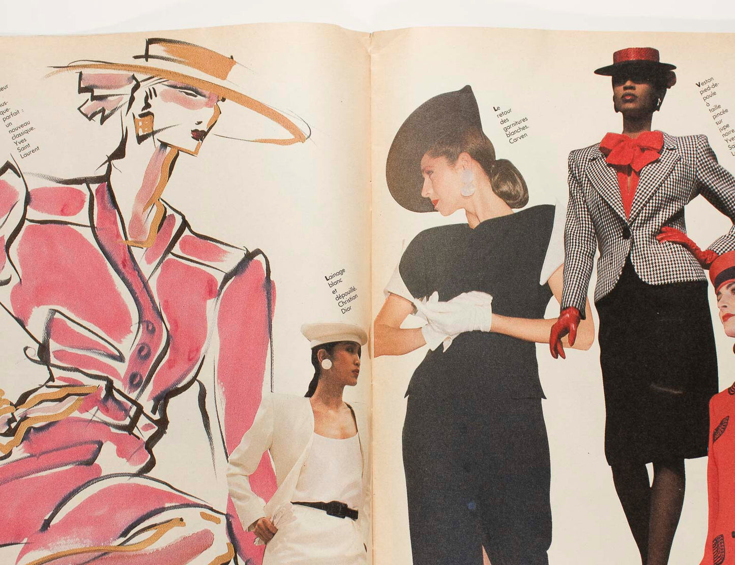 TONY VIRAMONTES Pierre Cardin ETE 1986 COLLECTIONS vtg GUIDE LE FIGARO magazine