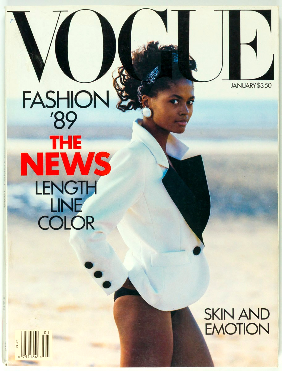 KAREN ALEXANDER Cindy Crawford KARA YOUNG Vogue January 1989 Linda Evangelista