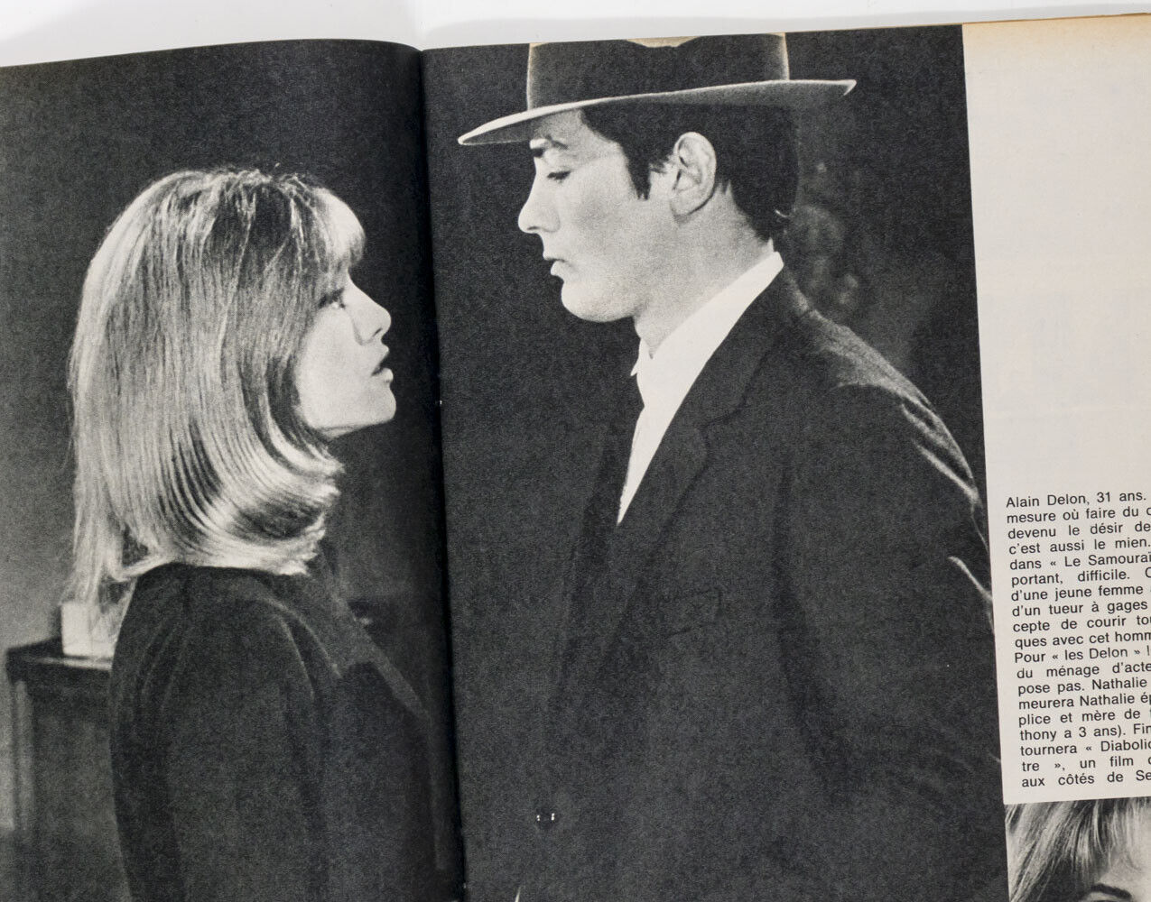 SYLVIE VARTAN Johnny Hallyday ALAIN DELON Emmanuelle Khanh FRENCH ELLE Magazine