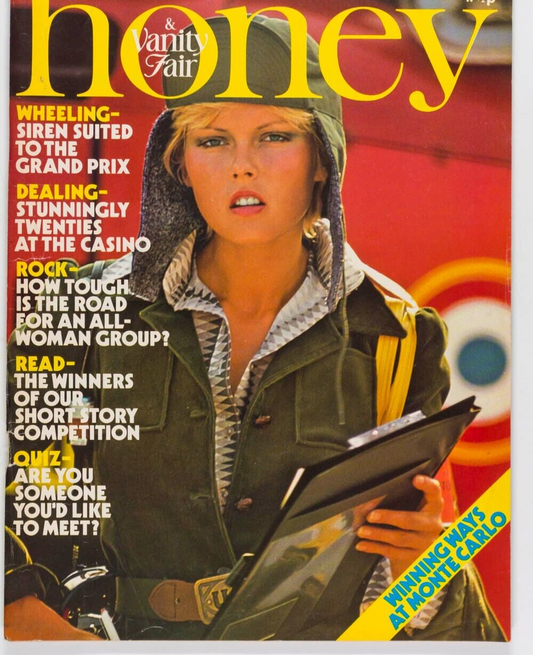 Alain Delon GIRL BAND FANNY Mike Berkofsky VTG 70s FASHION Monaco HONEY magazine