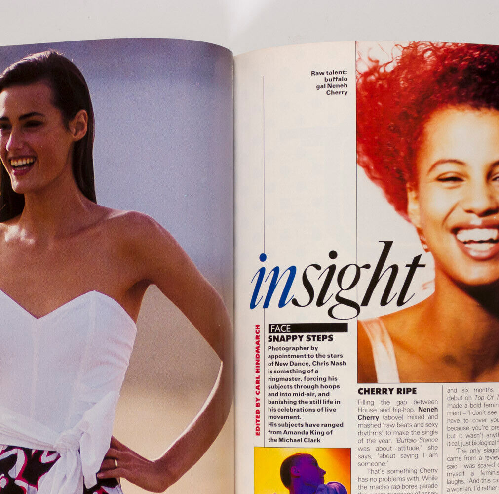 Claudia Schiffer TOM CRUISE Stephanie Seymour GEENA DAVIS Vandela ELLE magazine