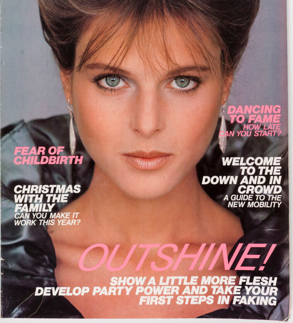 CATHERINE OXENBERG Halston FAME Rare COMPANY MAGAZINE 1980's vtg fashion 80s UK