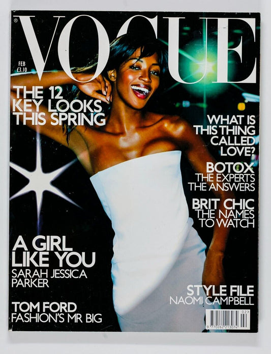 Naomi Campbell TOM FORD Sarah Jessica Parker VOGUE February 2001 Hannelore Knuts