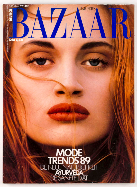 Therese Bachy HANS FEURER Karen Alexander HARPER'S BAZAAR GERMANY February 1989