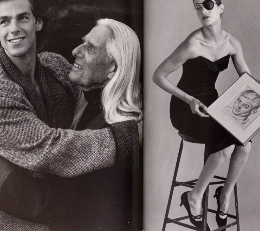 EVA HERZIGOVA Paul Cadmus BRUCE WEBER Streisand BEN KINGSLEY Beaton L'UOMO VOGUE