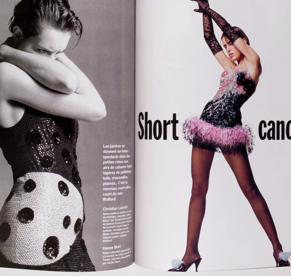 Naomi Campbell YASMEEN GHAURI Schiffer EVANGELISTA Deborah Turbeville YSL Vogue