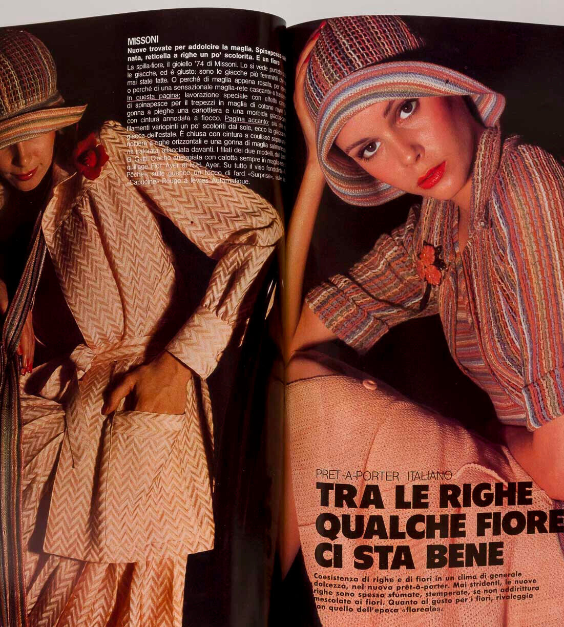 Debbie Biernacki TWIGGY Biba VOGUE ITALIA March 1974 Joe Dallesandro ALTA MODA