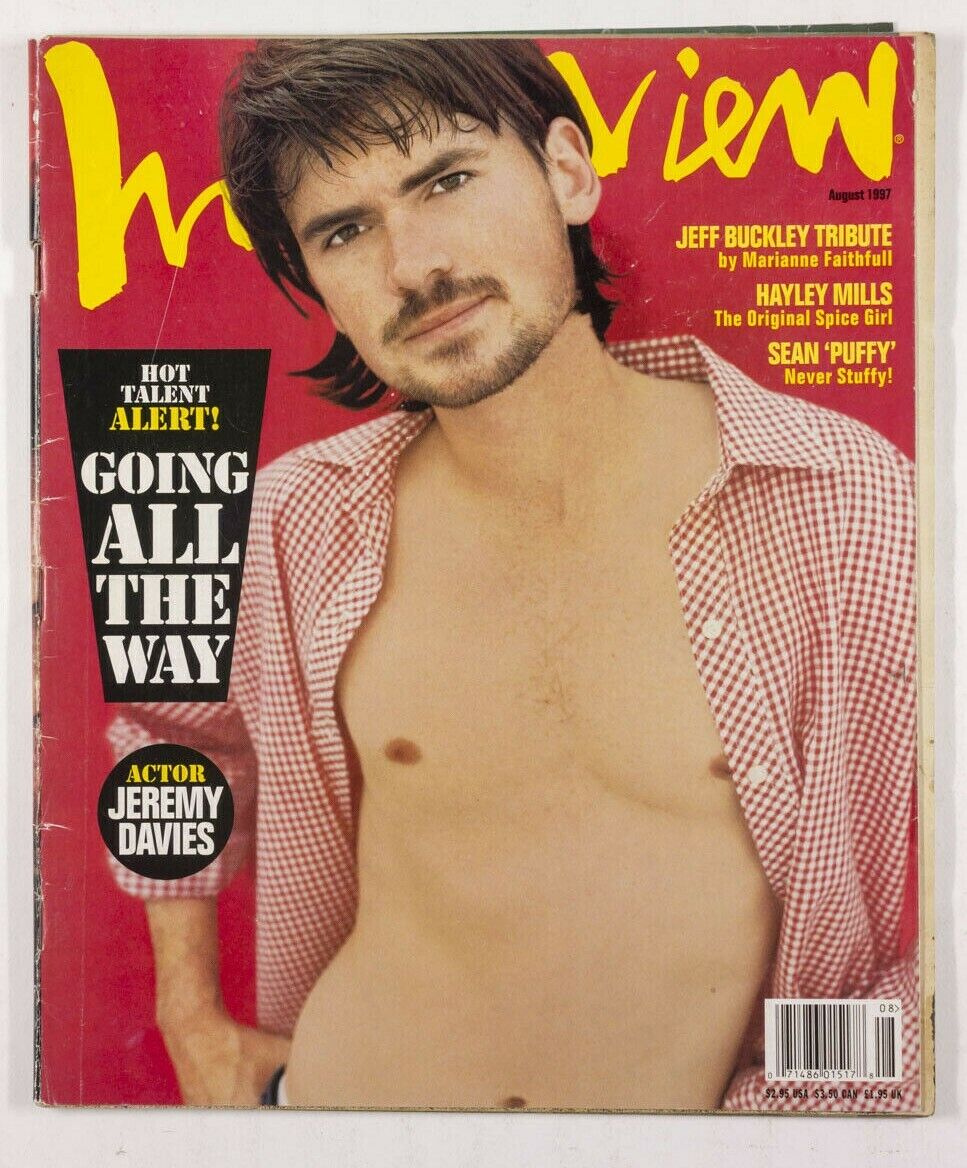 Jeremy Davies BRUCE WEBER Marianne Faithfull JEFF BUCKLEY Interview mag Aug 1997