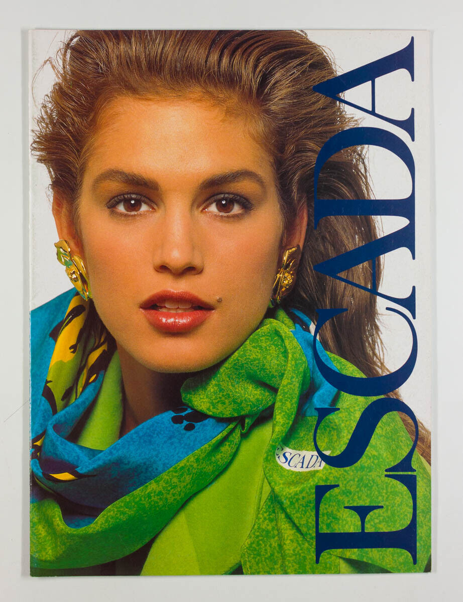 Cindy Crawford ESCADA Margaretha Ley LOOKBOOK fashion catalogue book VTG catalog