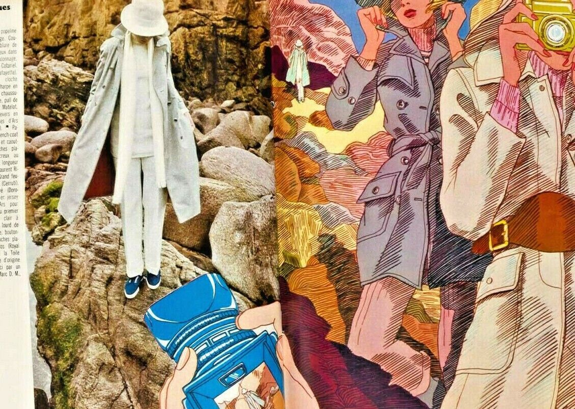 ANTONIO LOPEZ HARRI PECCINOTTI Helmut Newton Pierre D'Alby FRENCH ELLE magazine