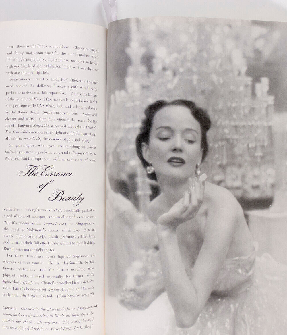 VIVIEN LEIGH Christian Dior Junon dress RICHARD AVEDON Harpers Bazaar 1949 Nov