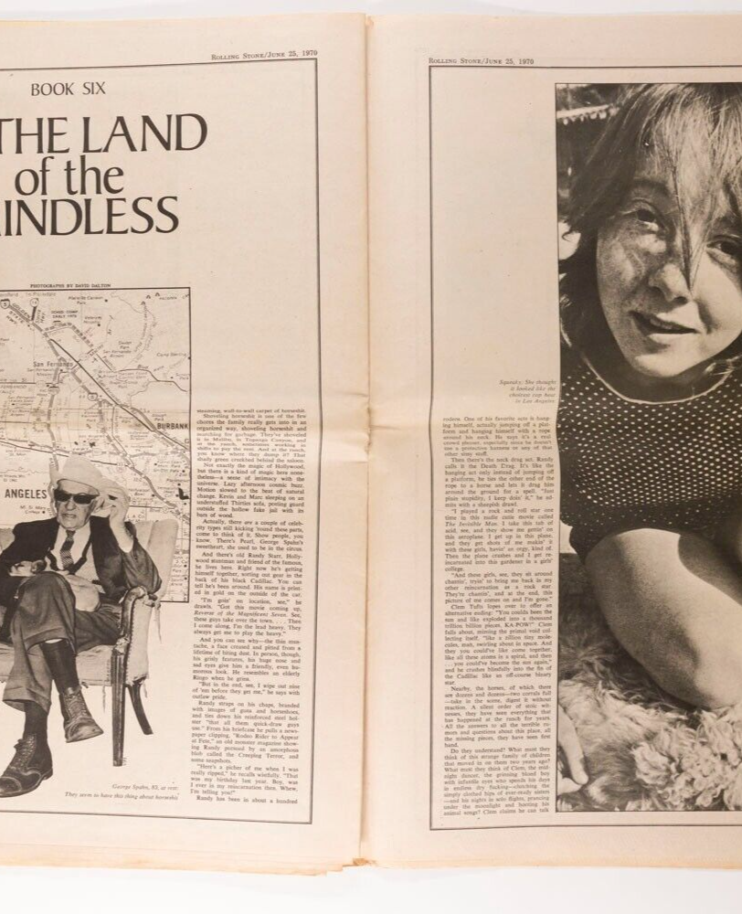 Charles Manson THE FAMILY Beatles ROLLING STONE magazine 25 June 1970 Clapton 61