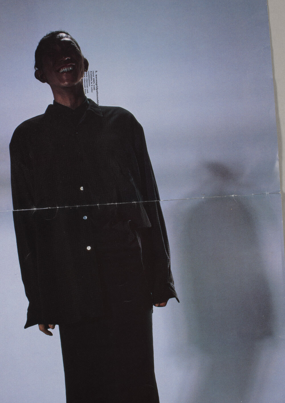 Comme Des Garcons LOOKBOOK 1st mens collection CATALOG Jean Michel Basquiat coat