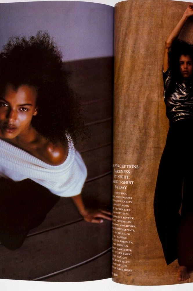 Tatjana Patitz NAOMI CAMPBELL Monica Bellucci VOGUE 1989 Nancy Reagan BLUMENFELD