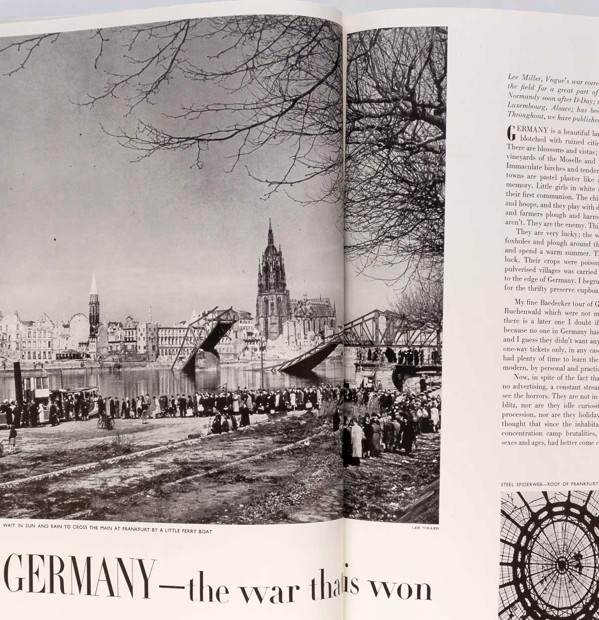 WWII Victory Number LEE MILLER Erwin Blumenfeld PARKINSON Beaton VOGUE June 1945