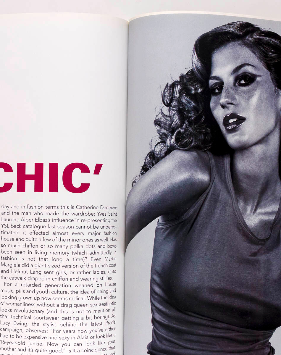 Gisele Bundchen STELLA TENNANT Fiona Apple STUSSY Aldo Cibic PRADA i-D magazine