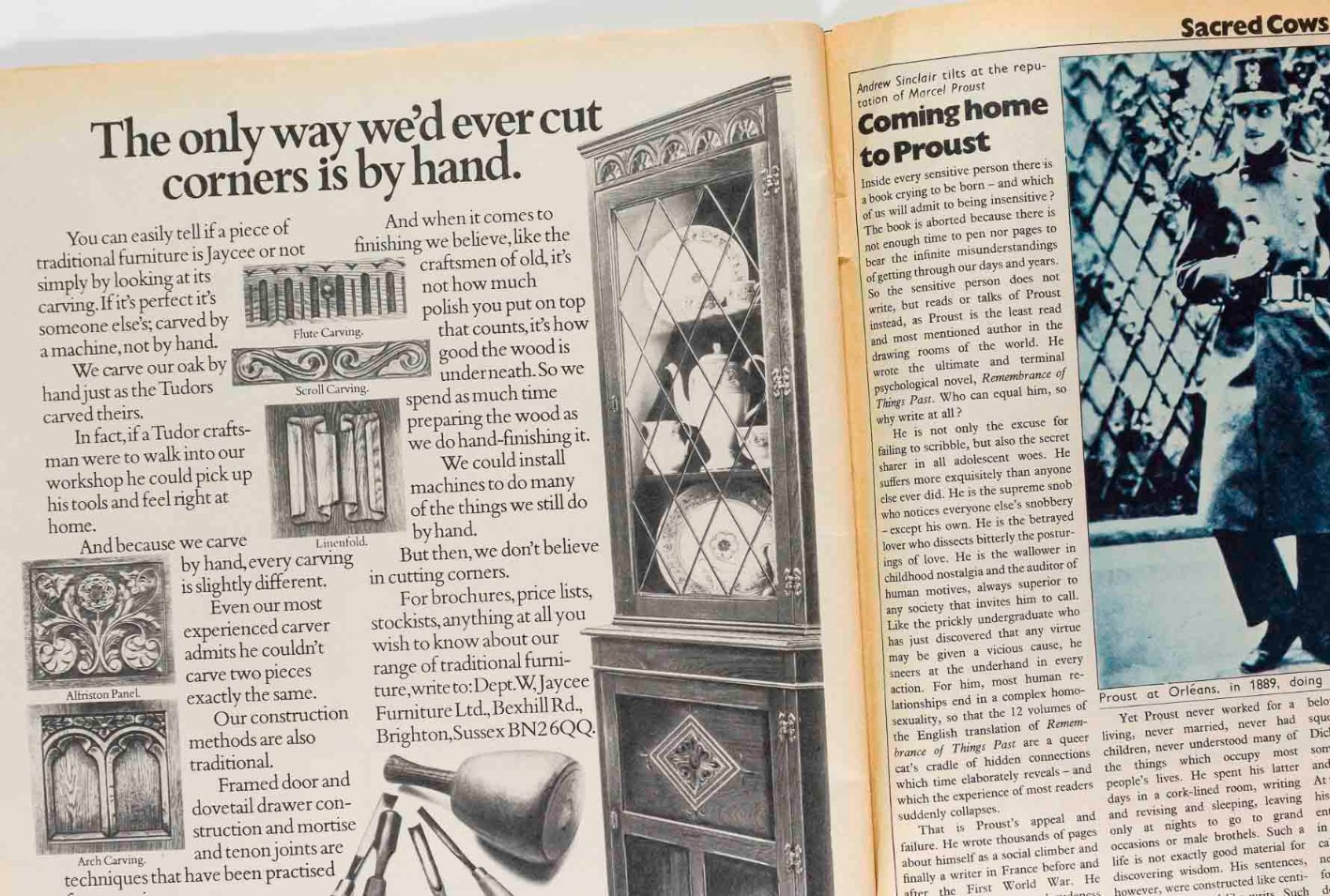 Sylvester Stallone SUNDAY TIMES magazine March 20 1977 BOROBUDUR Quorum PROUST