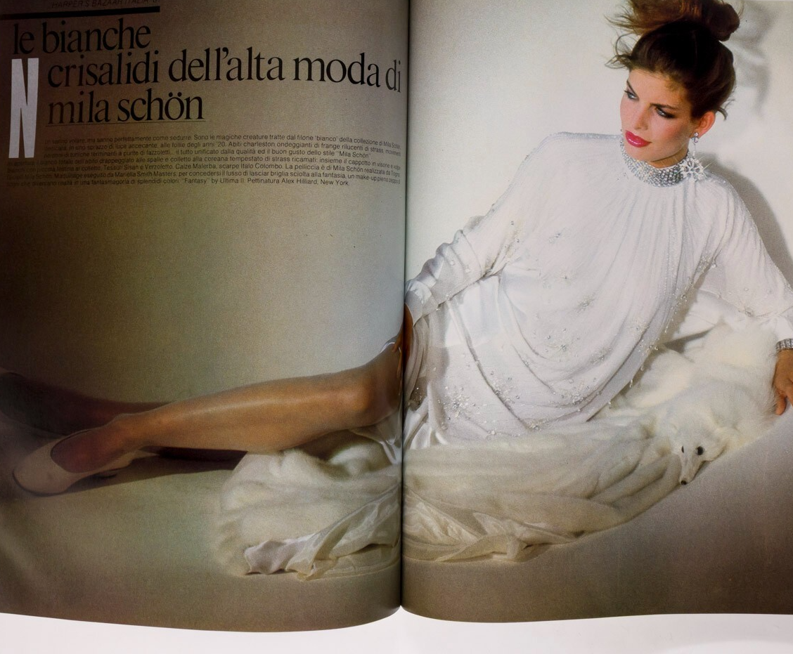 BROOKE SHIELDS Joe Eula MARIEL HEMINGWAY Harpers Bazaar Italia 9 September 1981