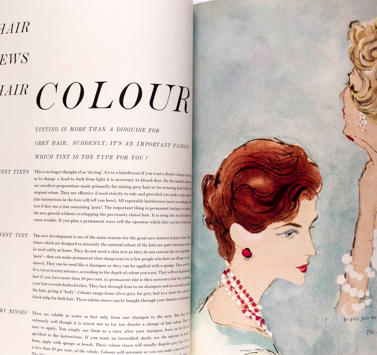 NORMAN PARKINSON Grace Kelly AUDREY HEPBURN Vogue Beauty Book 1955 magazine 14