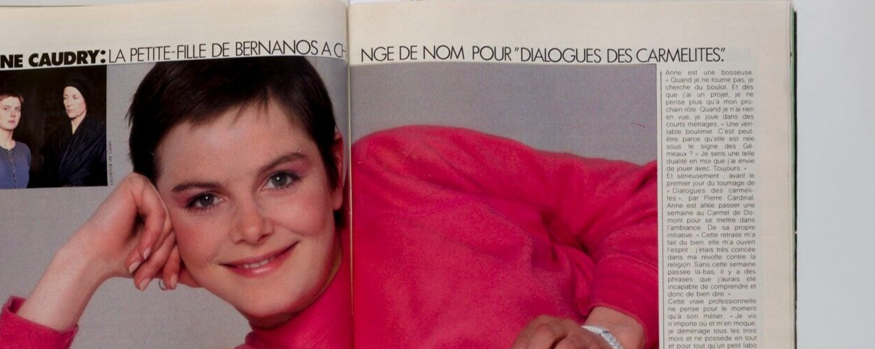 ANETTE STAI Jeremy Irons JOHNNY HALLYDAY Jamie Lee Curtis YANNICK Gruau ELLE vtg