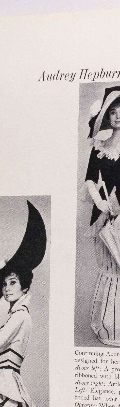 Audrey Hepburn CECIL BEATON Paulene Stone DUFFY James Wedge BRIDGET RILEY Vogue