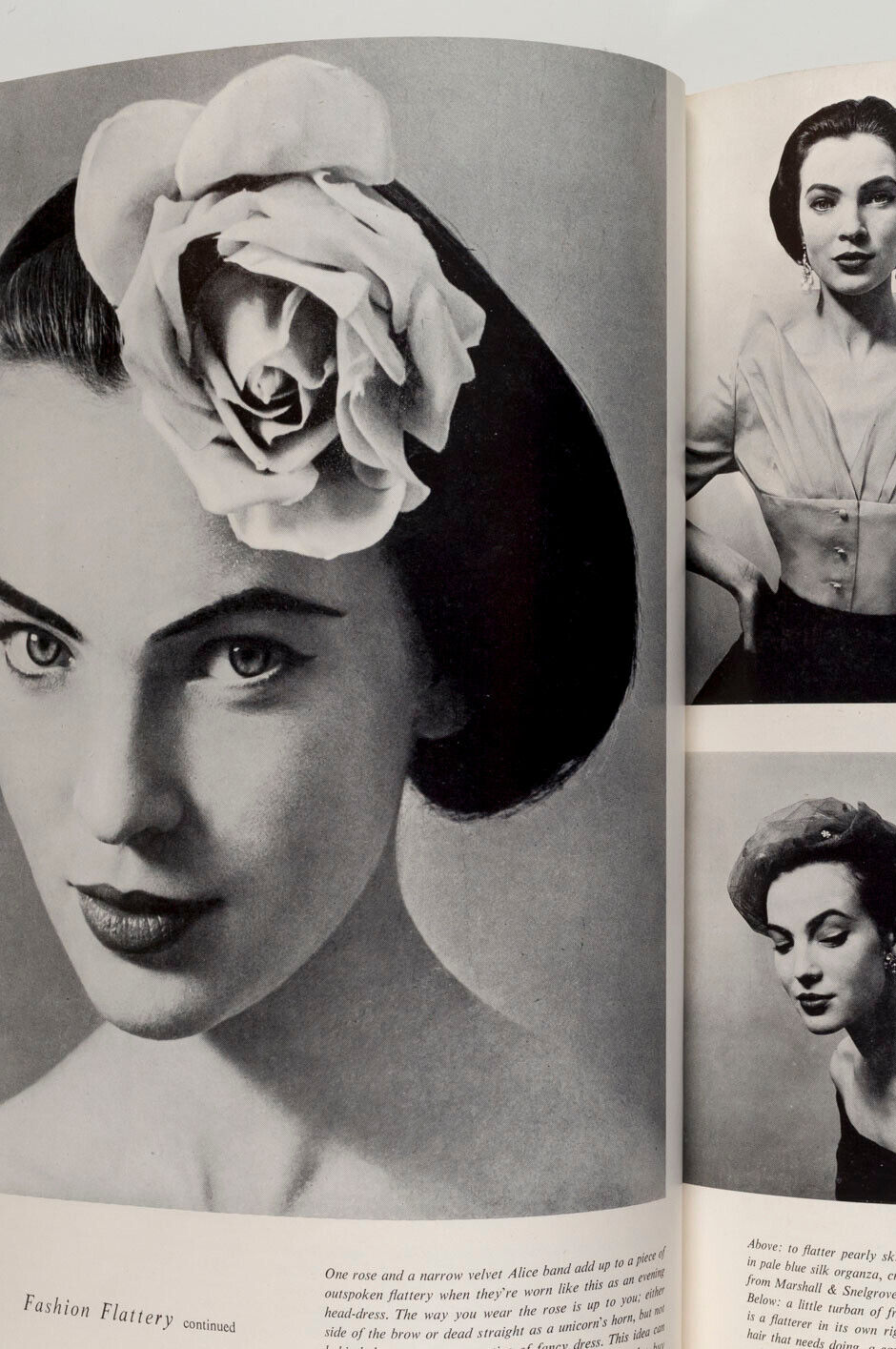 Fiona Fulton ERIC STEMP Barbara Goalen VOGUE Beauty Book UK 1956 Dior ANNIE ROSS