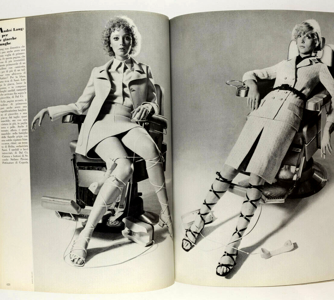 Moyra Swan DAVID BAILEY Barry Lategan COLLECTIONS Summer VOGUE ITALIA March 1970