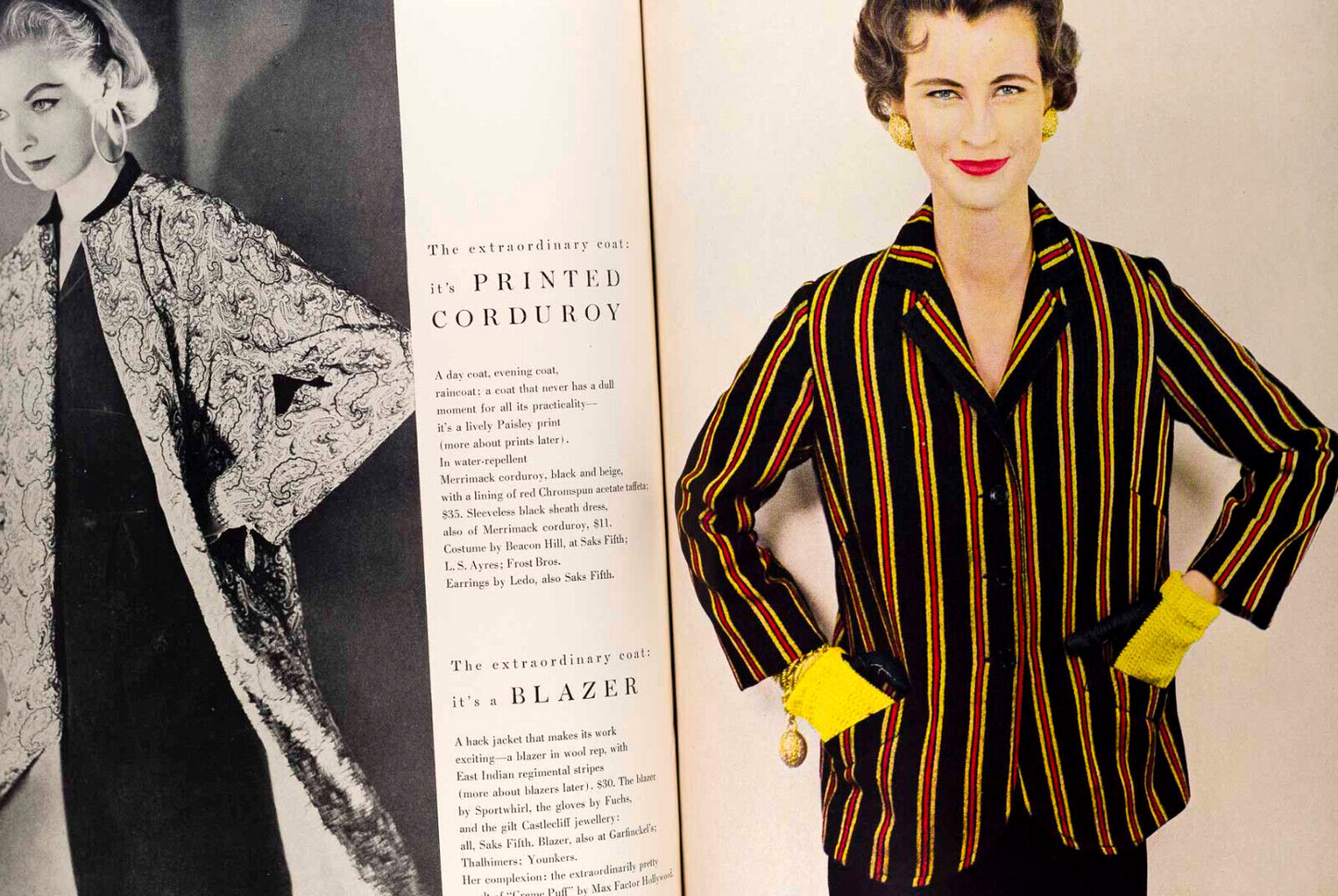 Erwin Blumenfeld HORST Rene Bouche CLAUDE COFFIN Diane Arbus VOGUE magazine VTG