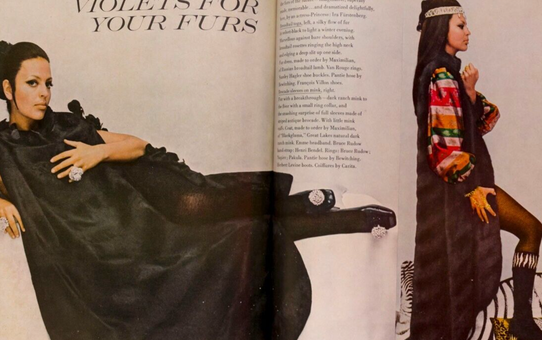 Francoise Rubartelli NAOMI SIMS Audrey Hepburn VOGUE magazine 1968 November PENN