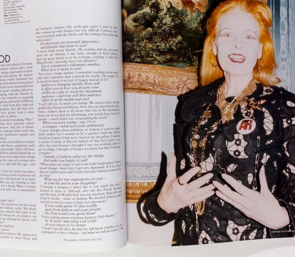 ALAIA Vivienne Westwood GALLIANO Sarah Moon HELMUT LANG  10 magazine 2010 Summer