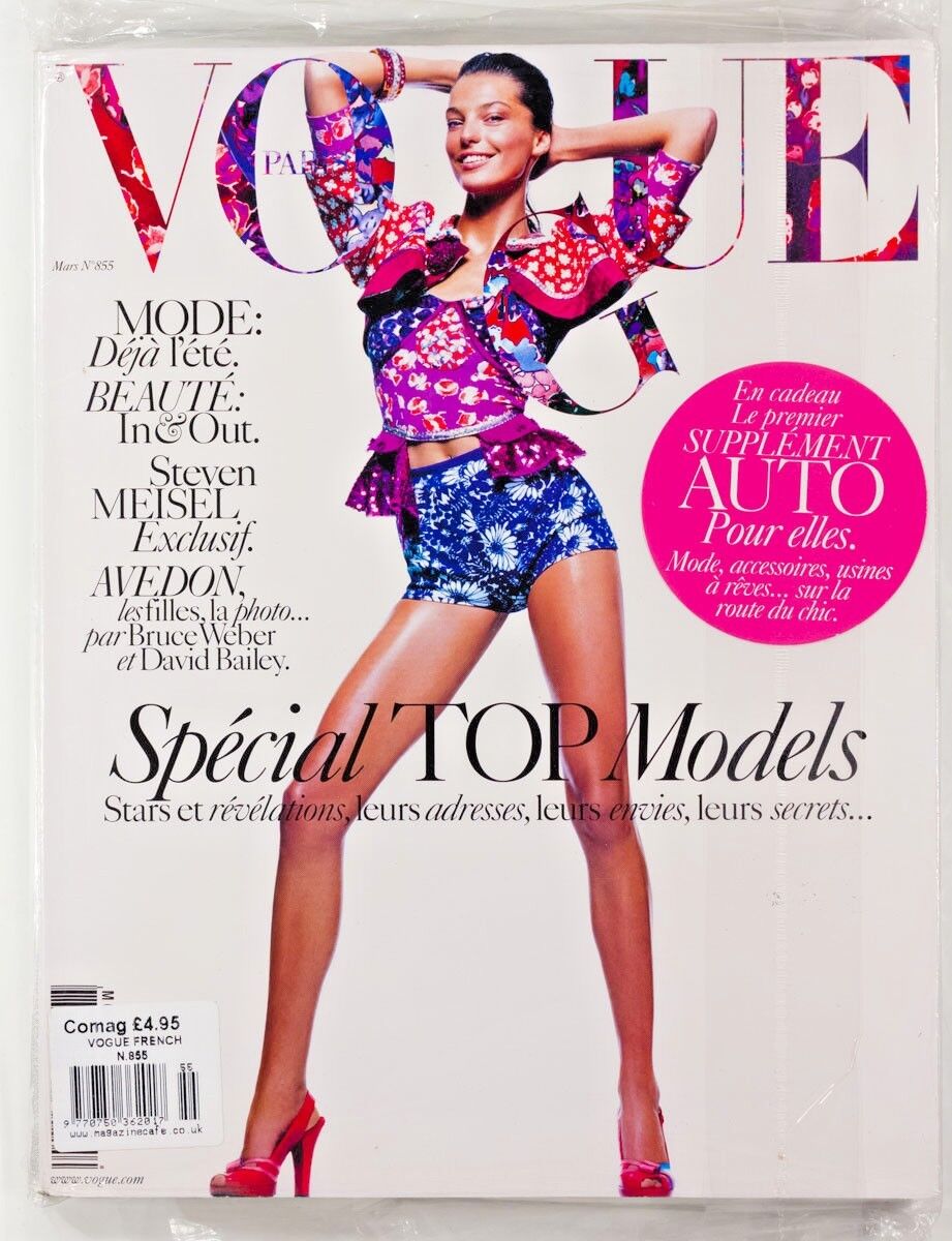 DARIA WEROWY Gemma Ward ANJA RUBIK Doutzen Kroes PARIS VOGUE March 2005 Sealed !