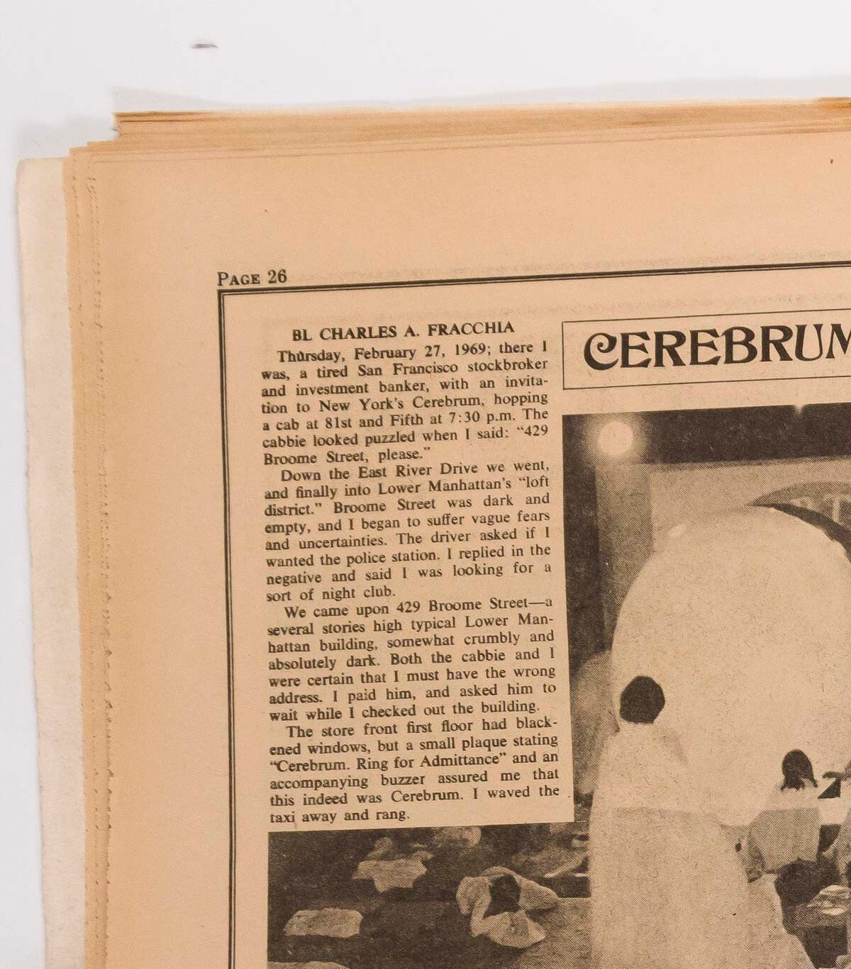 SUN RA Cerebrum Club EARTHQUAKE Rolling Stone magazine 31 April 1969 Tina Turner
