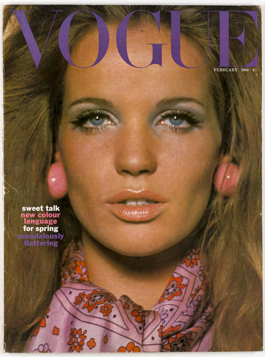 Veruschka JEAN SHRIMPTON Sonia Delaunay VOGUE February 1966 DUFFY Guy Bourdin UK