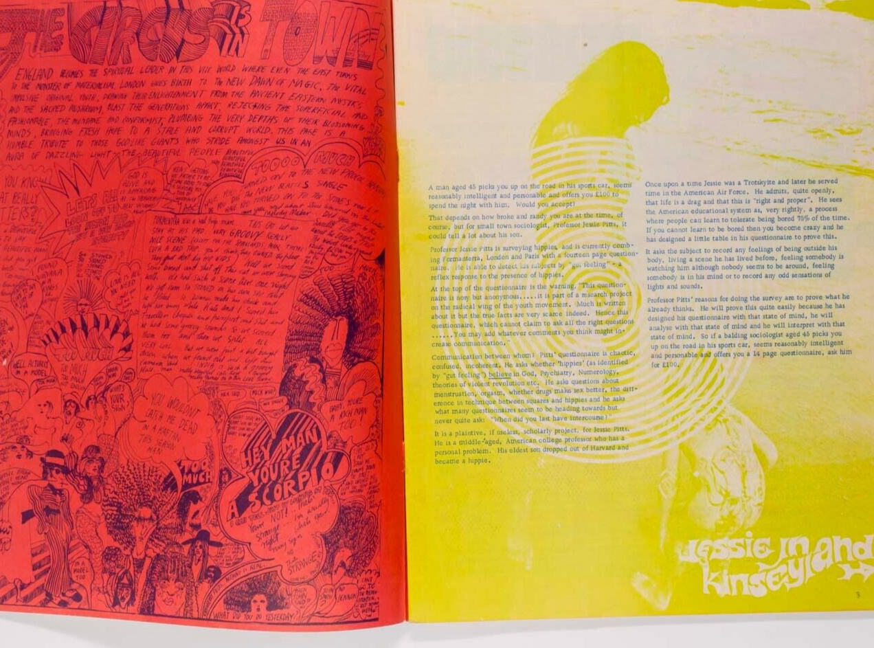 Andy Warhol MARTIN SHARP Edward De Bono MICHAEL ST JOHN Oz magazine 8 January 68