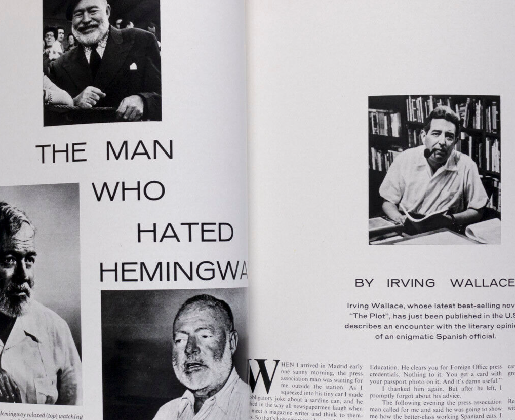 MARC CHAGALL interview ENZO FERRARI Georges Simenon HEMINGWAY Envoy magazine VTG