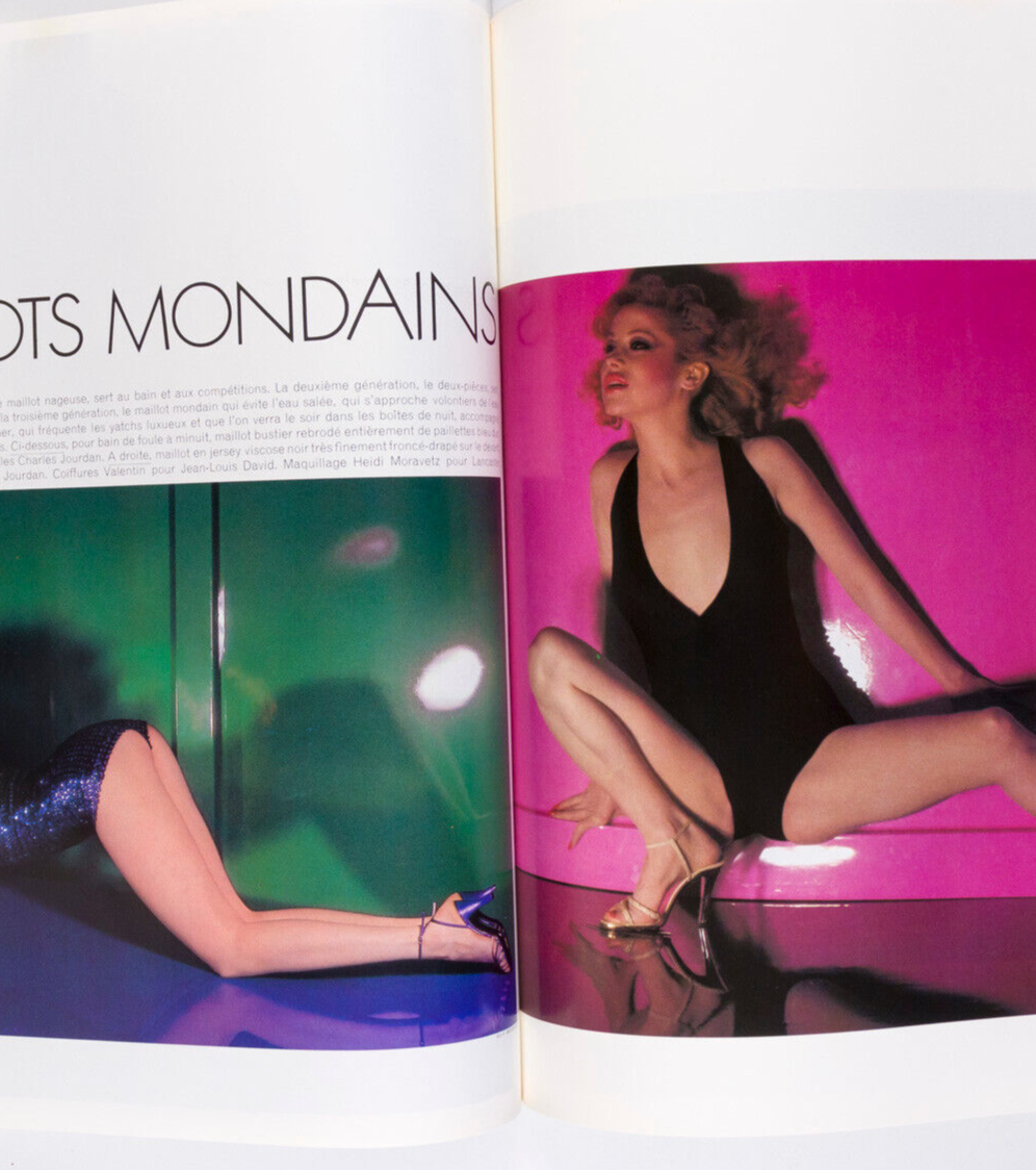 Dalila Di Lazzaro GUY BOURDIN Janice Dickinson SARAH MOON Fiji VTG Paris Vogue
