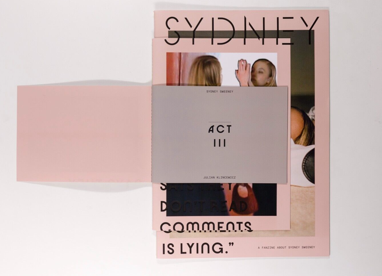 Sydney Sweeney TYRONE LEBON Lotta Volkova MIU MIU catalog LOOKBOOK zine AW 2022