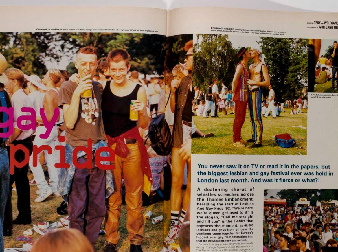 WOLFGANG TILLMANS Craig McDean DEXTER FLETCHER i-D magazine September 1992 HYPER