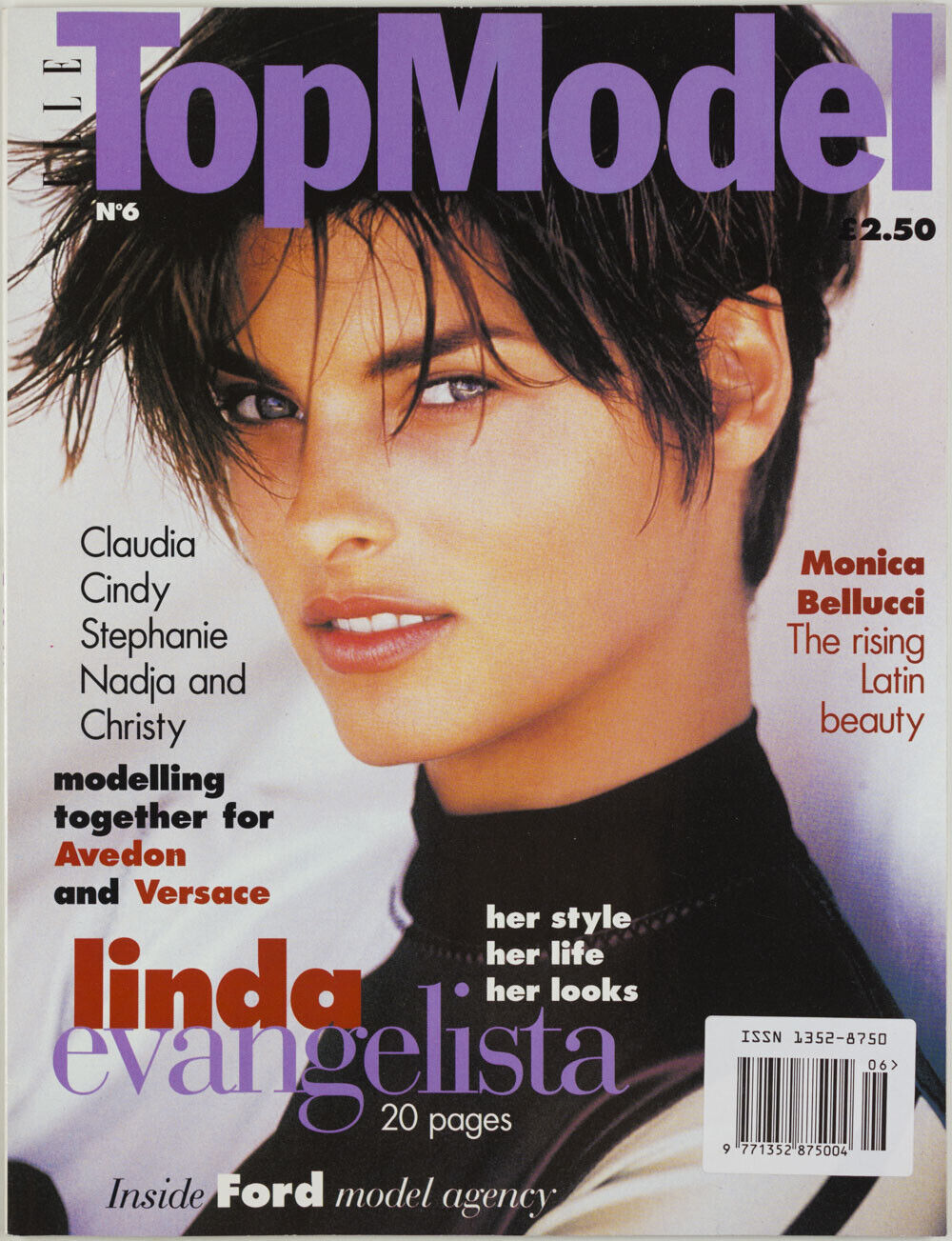 Evangelista CLAUDIA SCHIFFER Stephanie Seymour CINDY CRAWFORD Elle Top Model JPG