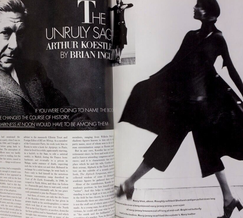 Naomi Sims FRANK ZAPPA Ridley Scott ARTHUR KOESTLER Ingrid Boulting MOUCHE Vogue