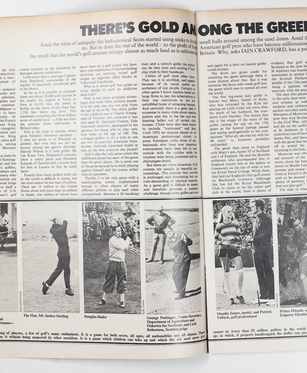 Ossie Clark MARY QUANT Biba CATHIE SHIRRIFF Sean Connery VTG Telegraph Magazine